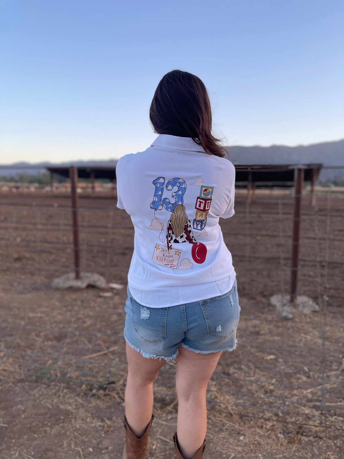 Cowgirl Button Down Shirt