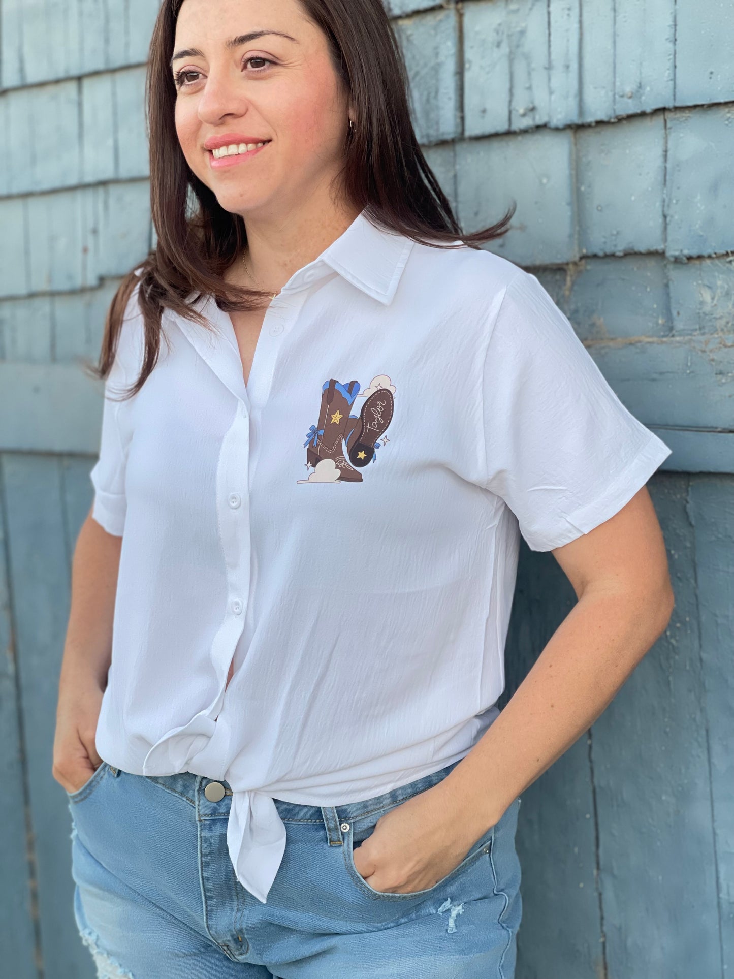 Cowgirl Button Down Shirt